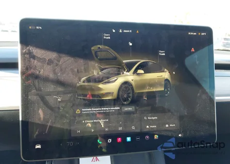 2022 Tesla Model Y Long Range Dual Motor All-Wheel Drive from USA, damaged, VIN 7SAYGDEE1NA009292